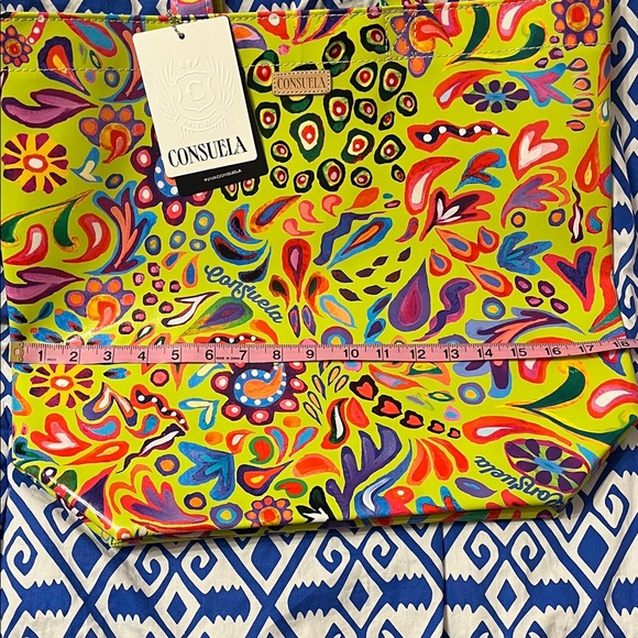 Consuela Vibrant Floral Tote Bag - Picture 4 of 6
